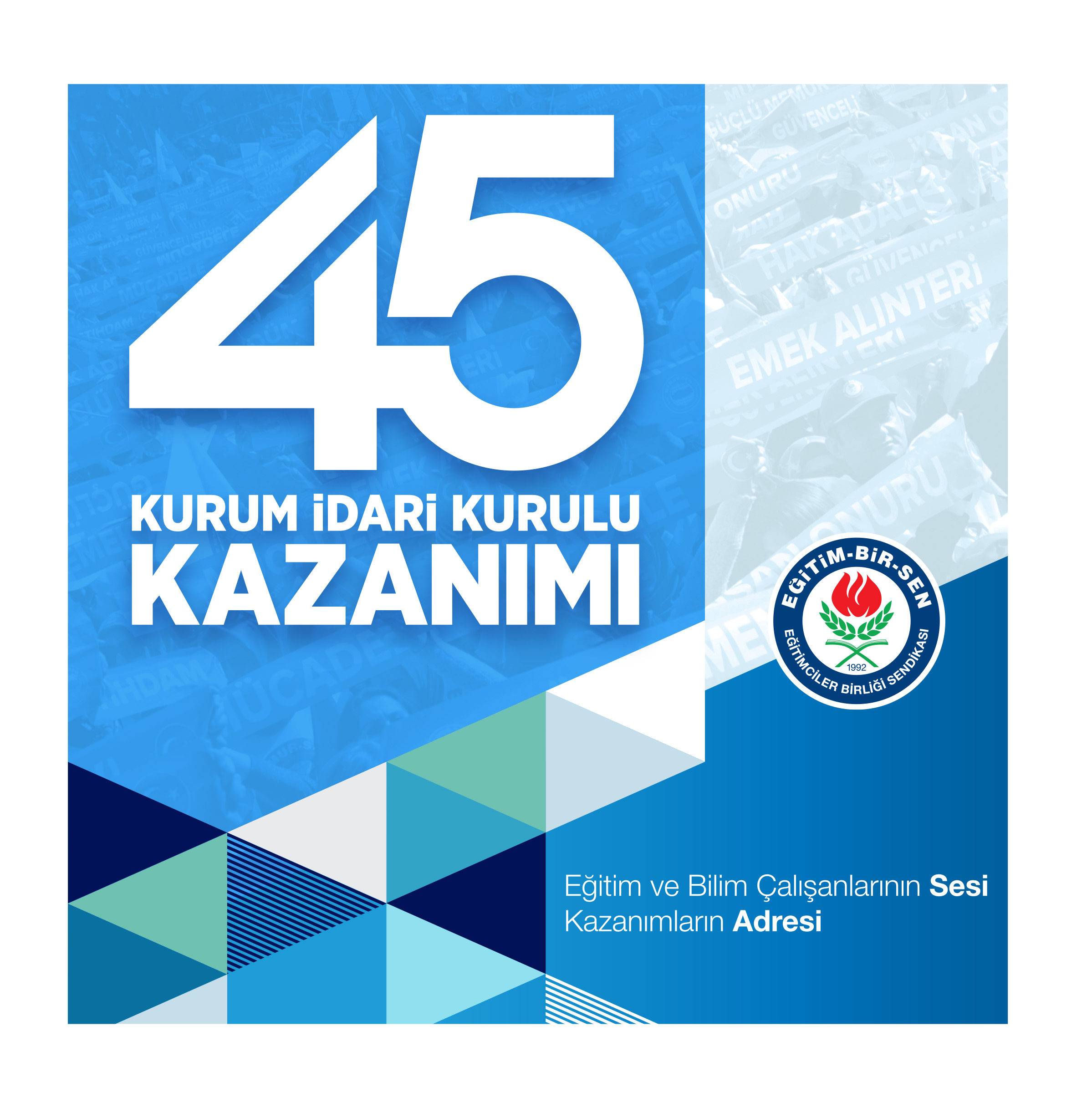 45 Kurum İdari Kurulu Kazanımı
