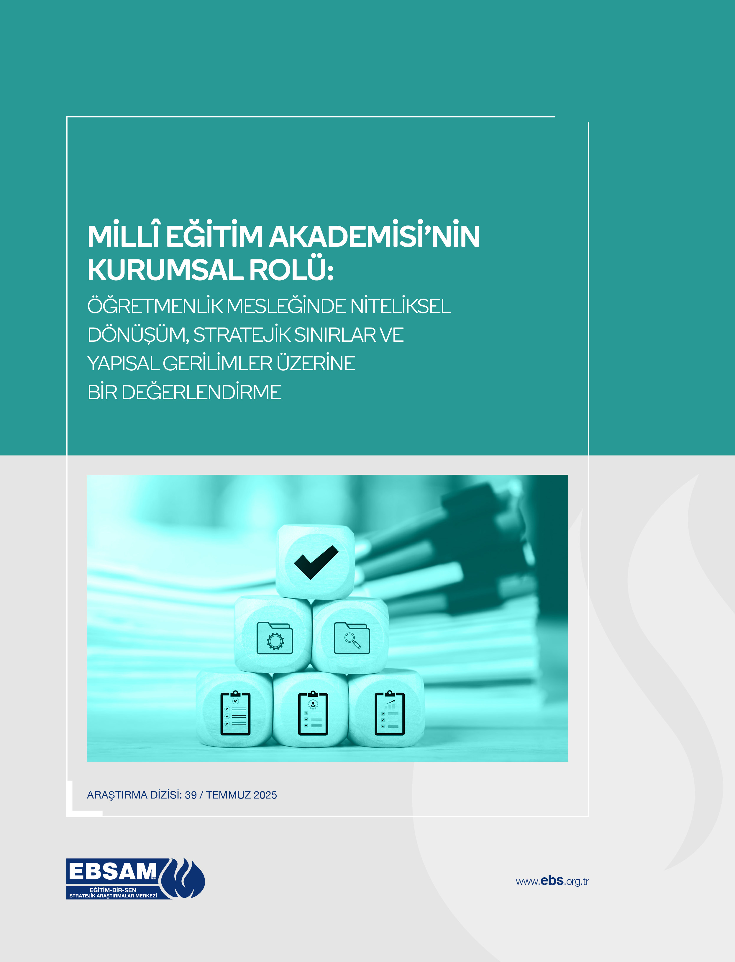 Milli Eğitim Akademisinin Kurumsal Rolü