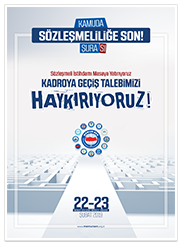 Kamuda Sözleşmeliliğe Son Şurası