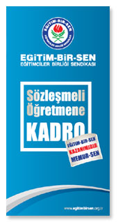 Sözleşmeli Öğretmene Kadro