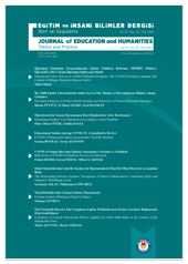 Eğitim ve İnsani Bilimler Dergisi 26. Sayı