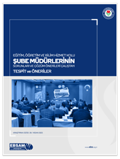 Şube Müdürlerinin Sorunları Ve Çözüm Önerileri Çalıştayı Raporu