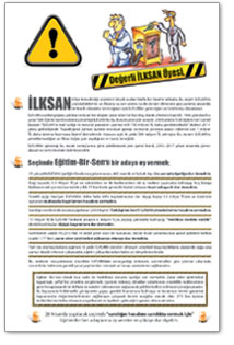 İLKSAN Tek Sayfa Broşür