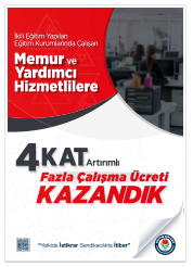 Memur ve Hizmetlilere 4 Kat Artırımlı Ödeme