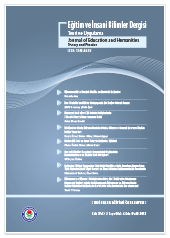 Eğitim ve İnsani Bilimler Dergisi 6.Sayı