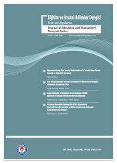Eğitim ve İnsani Bilimler Dergisi 14. Sayı