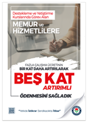 DYK Memur ve Hİzmeteliler Çalışma Ücreti