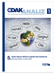 Odak Analiz 1 | 5. Sınıfın Yabancı Dil Dersi Ağırlıklı Hale Getirilmesi - Zorluklar, Riskler ve Alternatifler