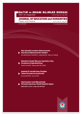 Eğitim ve İnsani Bilimler Dergisi 16.Sayı