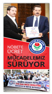 Nöbete Ücret İstiyoruz Broşür