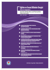 Eğitim ve İnsani Bilimler Dergisi 10.Sayı