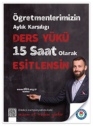 Öğretmenlerin Ders Yükü Afişi