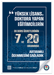 Yüksek Lİsans Doktora Ek Ders Ücreti