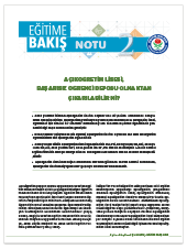 Eğitime Bakış Notu 2