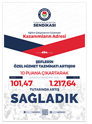 Şeflerin Özel Hizmet Tazminatı Artışı