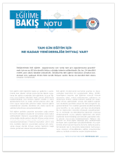 Eğitime Bakış Notu 1