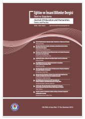 Eğitim ve İnsani Bilimler Dergisi 11.Sayı