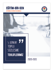 5. Dönem Toplu Sözleşme tekliflerimiz